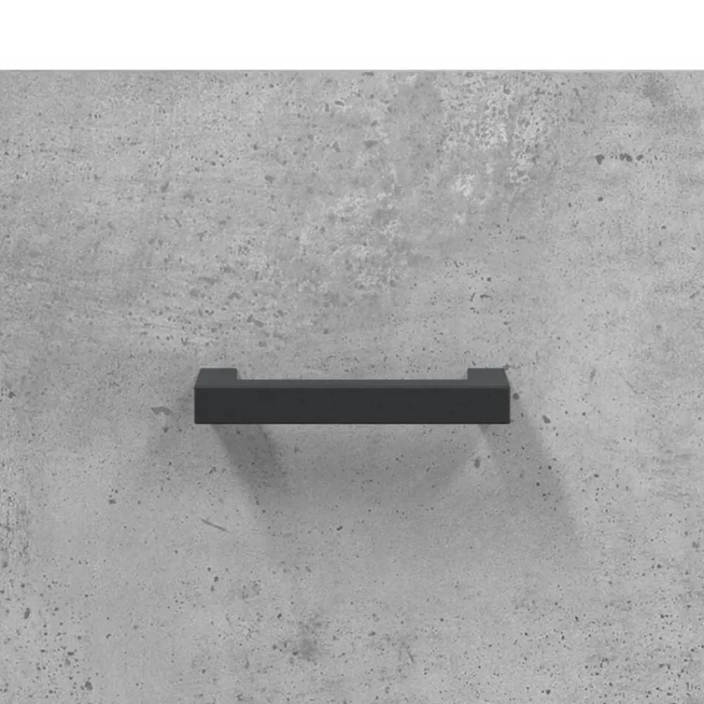 vidaXL Productos Del Hogar-Zapatero madera de ingeniería gris hormigón 30x35x105 cm