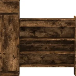 vidaXL Productos Del Hogar-Zapatero madera de ingeniería 100,5x28x100 cm
