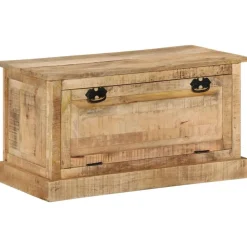 vidaXL Zapatero madera de mango maciza 85x40x45 cm Discount