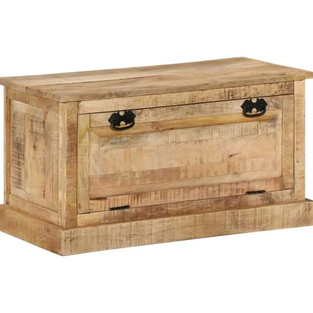 vidaXL Zapatero madera de mango maciza 85x40x45 cm Discount
