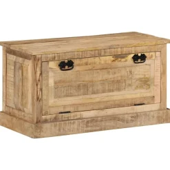 vidaXL Zapatero madera de mango maciza 85x40x45 cm Discount