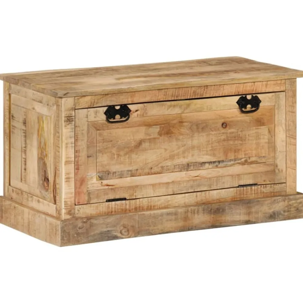 vidaXL Zapatero madera de mango maciza 85x40x45 cm Discount