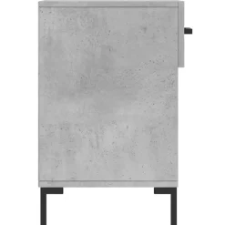 vidaXL Zapatero madera de ingeniería gris hormigón 102x35x55 cm Gris hormig&oacute;n