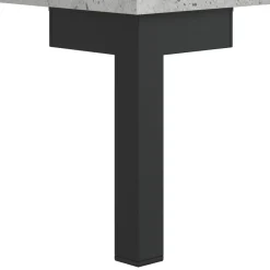 vidaXL Zapatero madera de ingeniería gris hormigón 102x35x55 cm Gris hormig&oacute;n