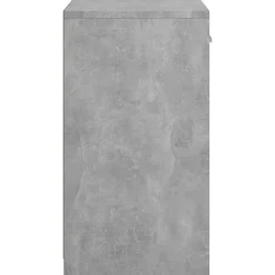 vidaXL Productos Del Hogar-Zapatero madera de ingeniería gris hormigón 94,5x31x57 cm