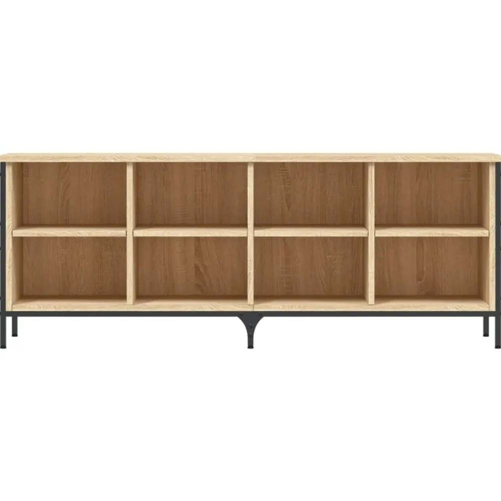 vidaXL Zapatero madera de ingeniería 131x35x50 cm Roble Sonoma Outlet