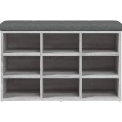 vidaXL Zapatero madera de ingeniería 82x32x50 cm Gris sonoma
