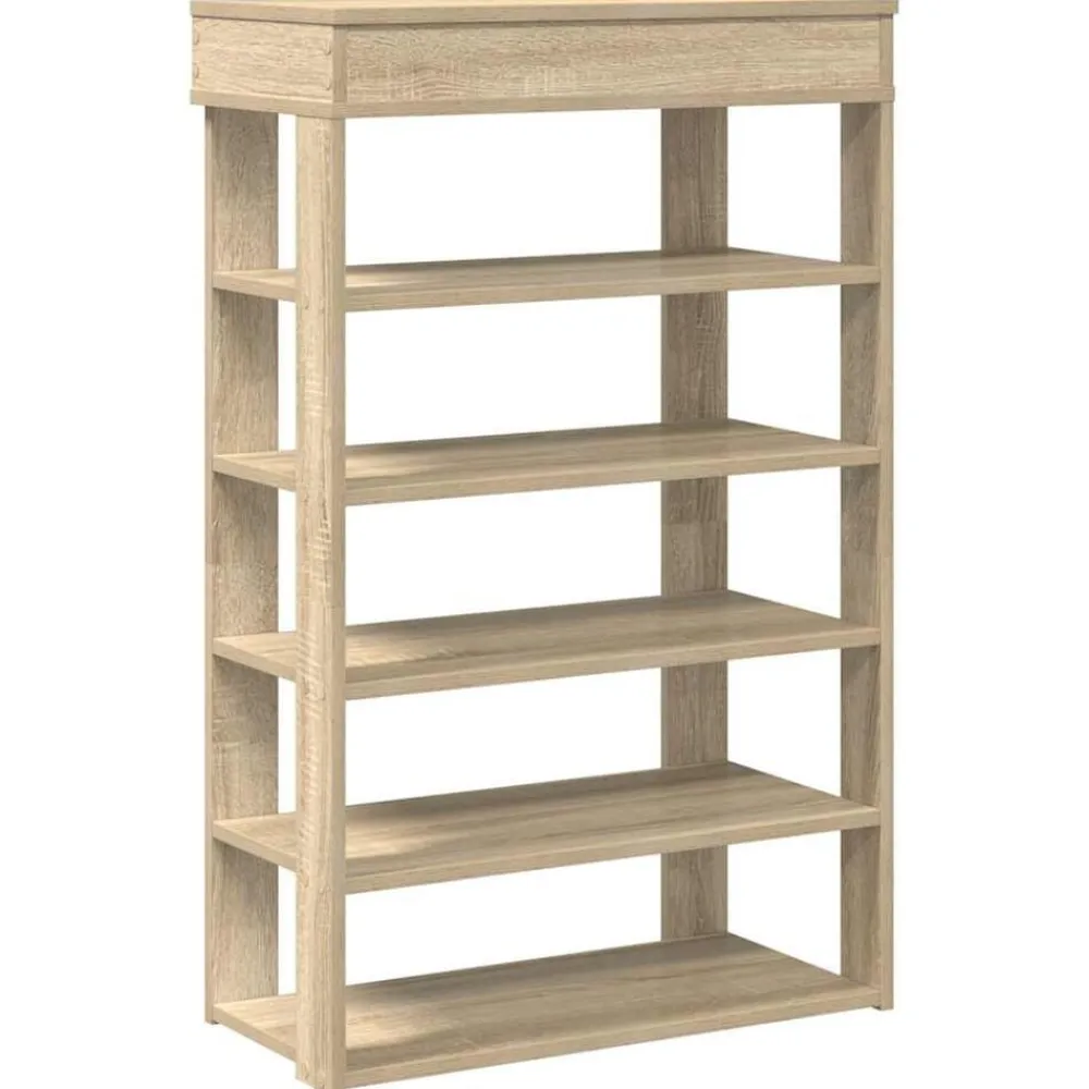 vidaXL Productos Del Hogar-Zapatero madera de ingeniería 60x30x98 cm