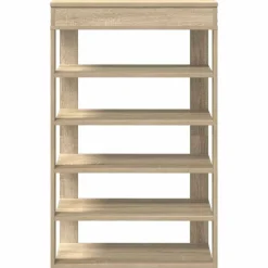 vidaXL Productos Del Hogar-Zapatero madera de ingeniería 60x30x98 cm