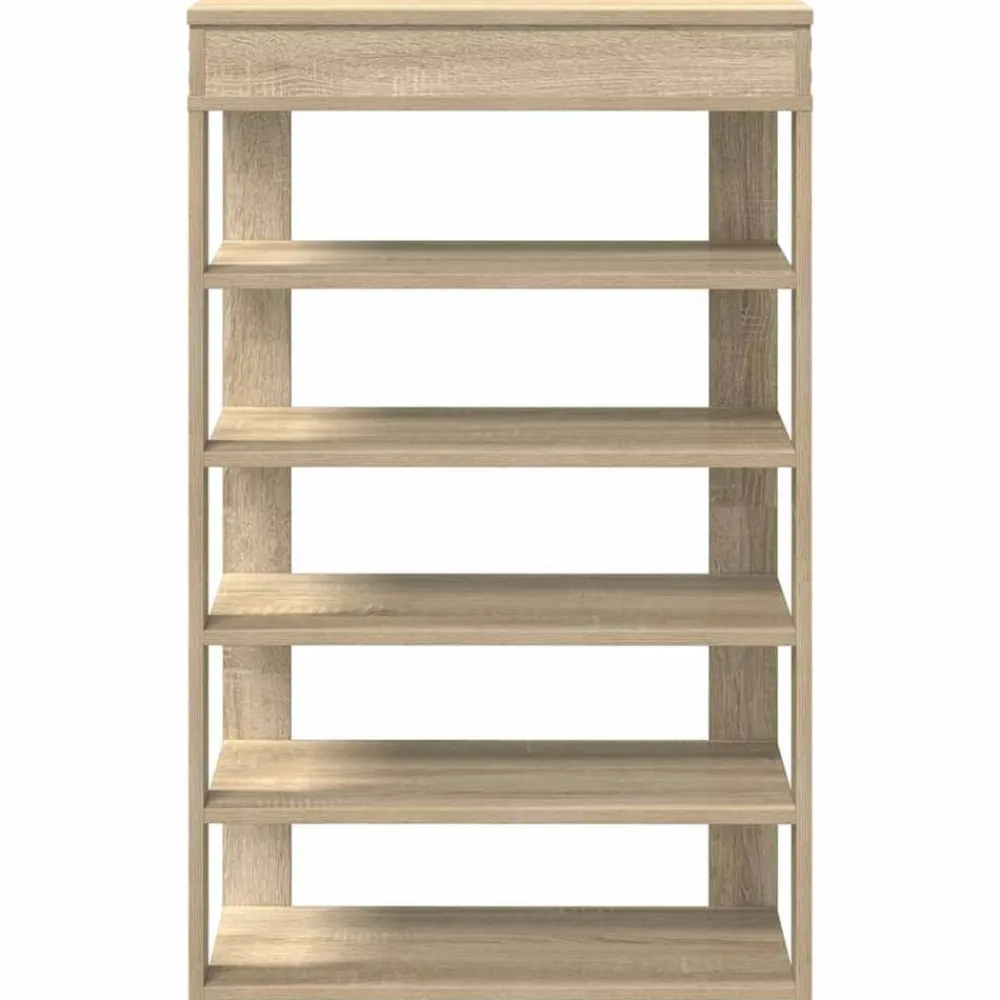 vidaXL Productos Del Hogar-Zapatero madera de ingeniería 60x30x98 cm