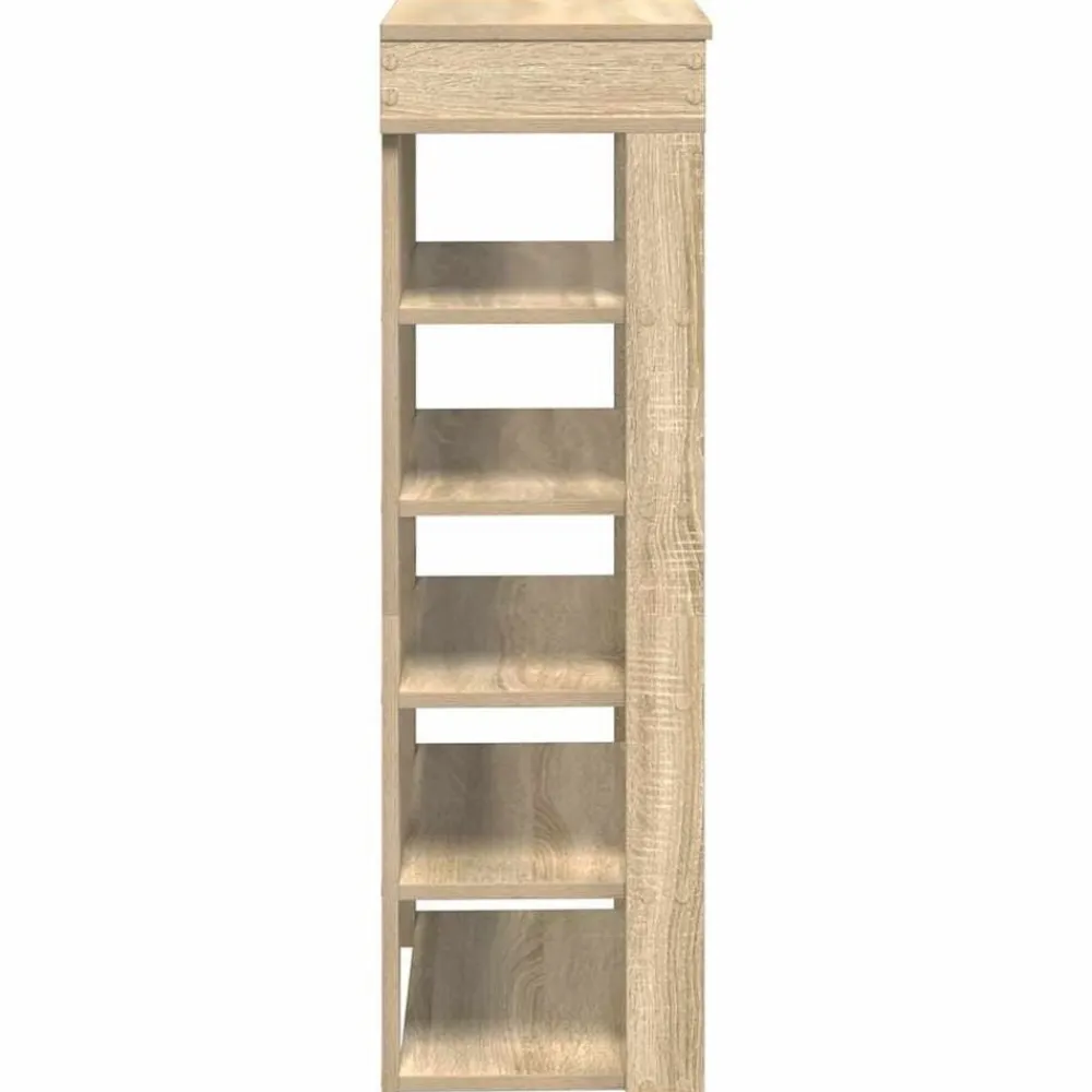 vidaXL Productos Del Hogar-Zapatero madera de ingeniería 60x30x98 cm