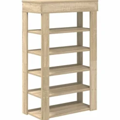 vidaXL Productos Del Hogar-Zapatero madera de ingeniería 60x30x98 cm