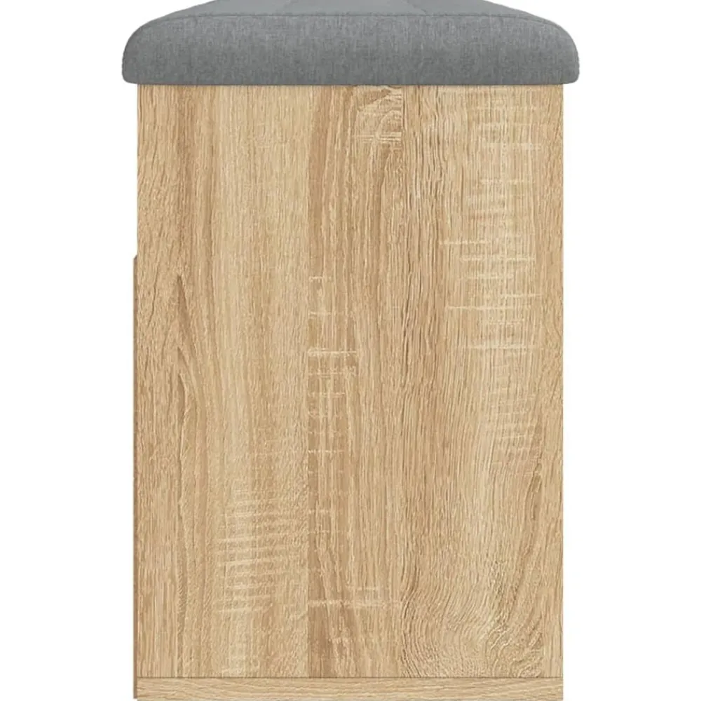 vidaXL Zapatero madera de ingeniería 82x32x45,5 cm Roble Sonoma Sale