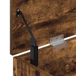 vidaXL Zapatero madera de ingeniería 102x30,5x45cm Roble ahumado Clearance