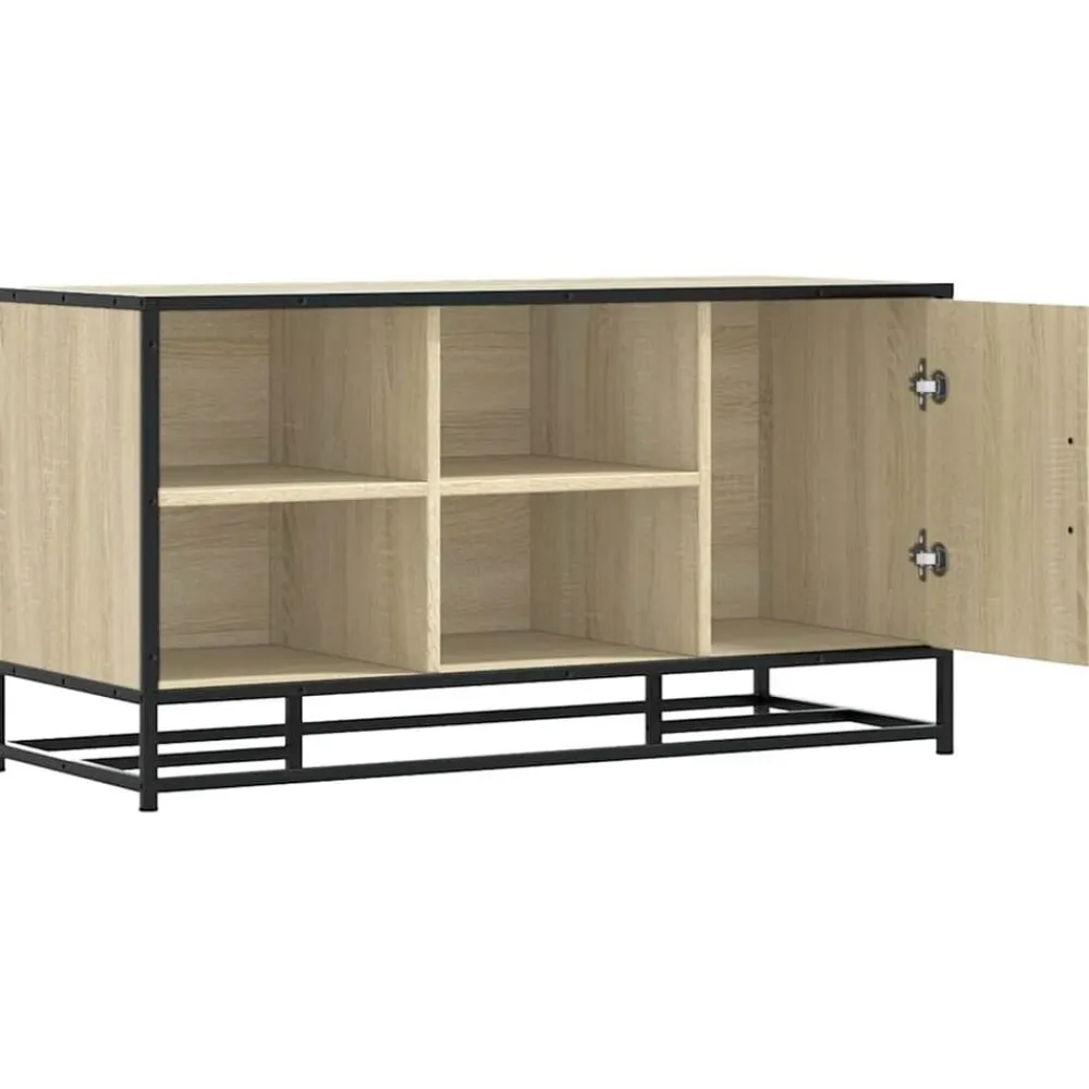 vidaXL Zapatero madera de ingeniería 100x40x53,5 cm Roble Sonoma Discount