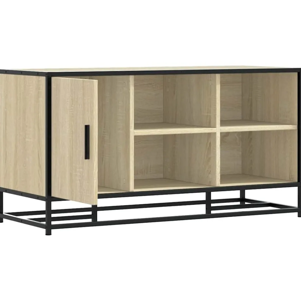 vidaXL Zapatero madera de ingeniería 100x40x53,5 cm Roble Sonoma Discount