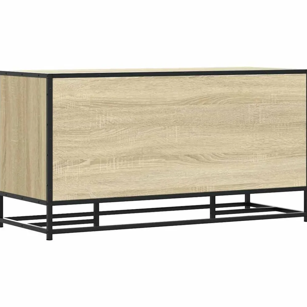 vidaXL Zapatero madera de ingeniería 100x40x53,5 cm Roble Sonoma Discount