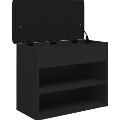 vidaXL Bancos-Zapatero madera de ingeniería 62x32x50 cm