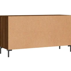 vidaXL Zapatero madera de ingeniería marrón roble 102x35x55 cm Marrón roble Best
