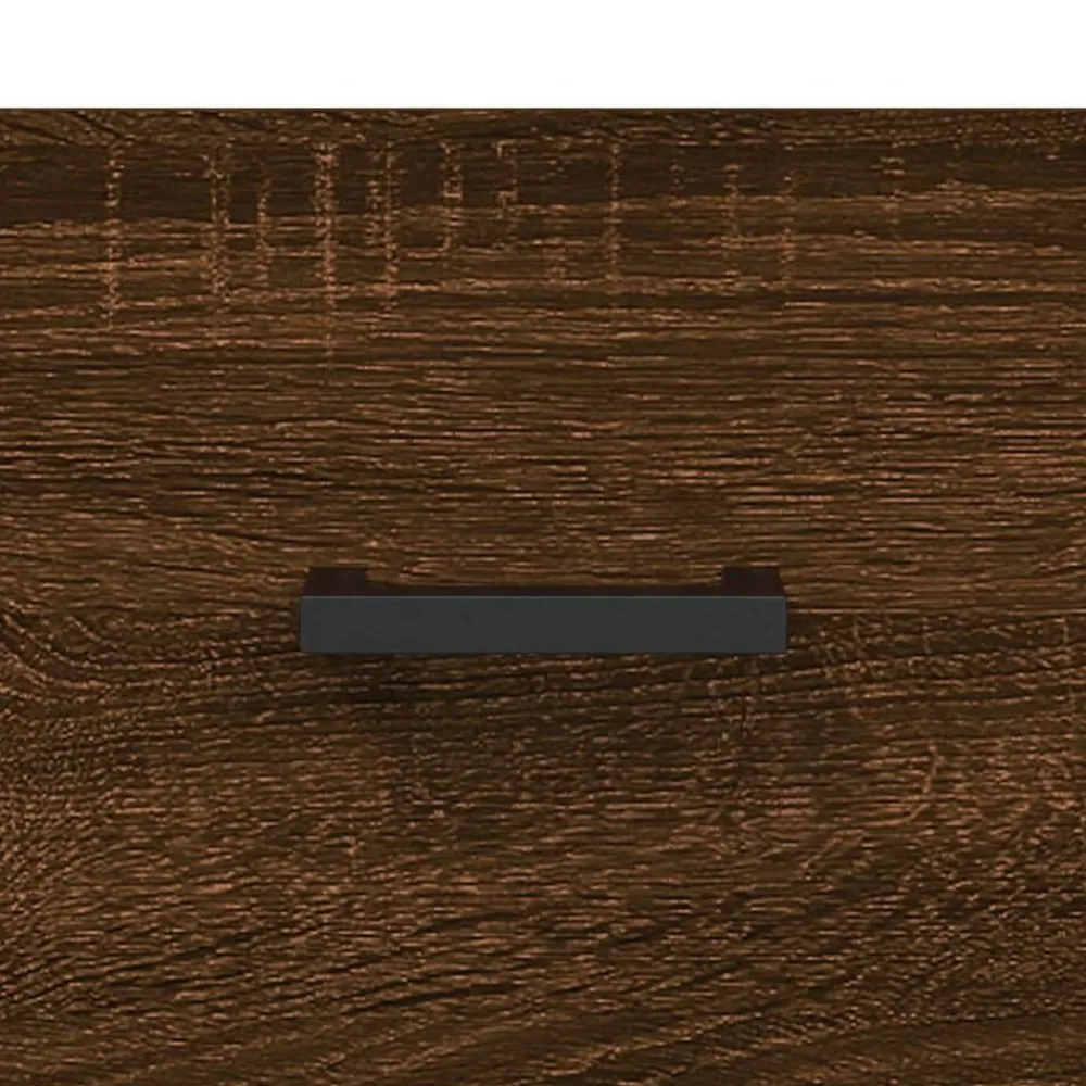 vidaXL Zapatero madera de ingeniería marrón roble 102x35x55 cm Marrón roble Best