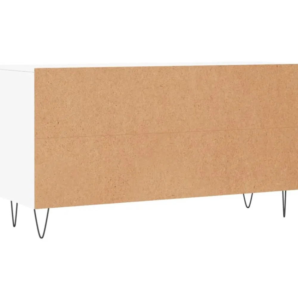 vidaXL Zapatero madera de ingeniería 102x35x55 cm Blanco Online