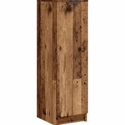 vidaXL Productos Del Hogar-Zapatero madera de ingeniería envejecida 29,5x35x100,5cm