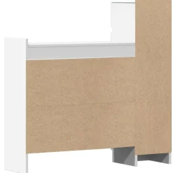 vidaXL Zapatero madera de ingeniería 100,5x28x100 cm Blanco Clearance