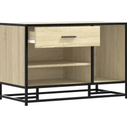 vidaXL Bancos-Zapatero madera de ingeniería 80x40x53,5 cm