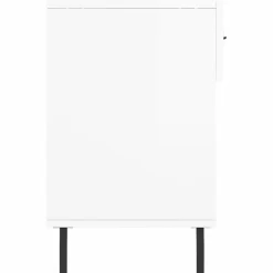 vidaXL Zapatero madera de ingeniería blanco brillo 102x35x55 cm Blanco brillante Best