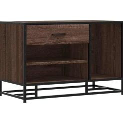 vidaXL Zapatero madera de ingeniería marrón roble 80x40x53,5 cm Marr&oacute;n roble Outlet