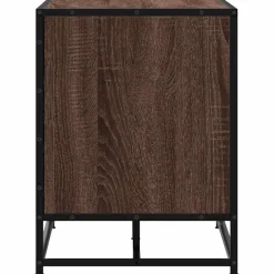 vidaXL Zapatero madera de ingeniería marrón roble 80x40x53,5 cm Marrón roble Outlet