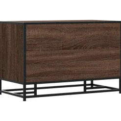 vidaXL Zapatero madera de ingeniería marrón roble 80x40x53,5 cm Marrón roble Outlet