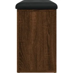vidaXL Zapatero madera de ingeniería marrón roble 82x32x50 cm Marrón roble Best