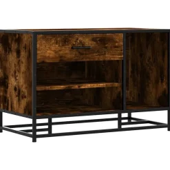 vidaXL Bancos-Zapatero madera de ingeniería 80x40x53,5 cm