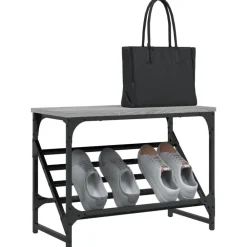 vidaXL Zapatero madera de ingeniería 60x30x45 cm Gris sonoma Hot