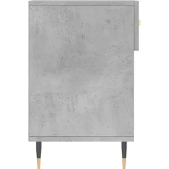 vidaXL Productos Del Hogar-Zapatero madera de ingeniería gris hormigón 102x35x55 cm