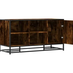 vidaXL Zapatero madera de ingeniería 100x40x53,5cm Roble ahumado Sale