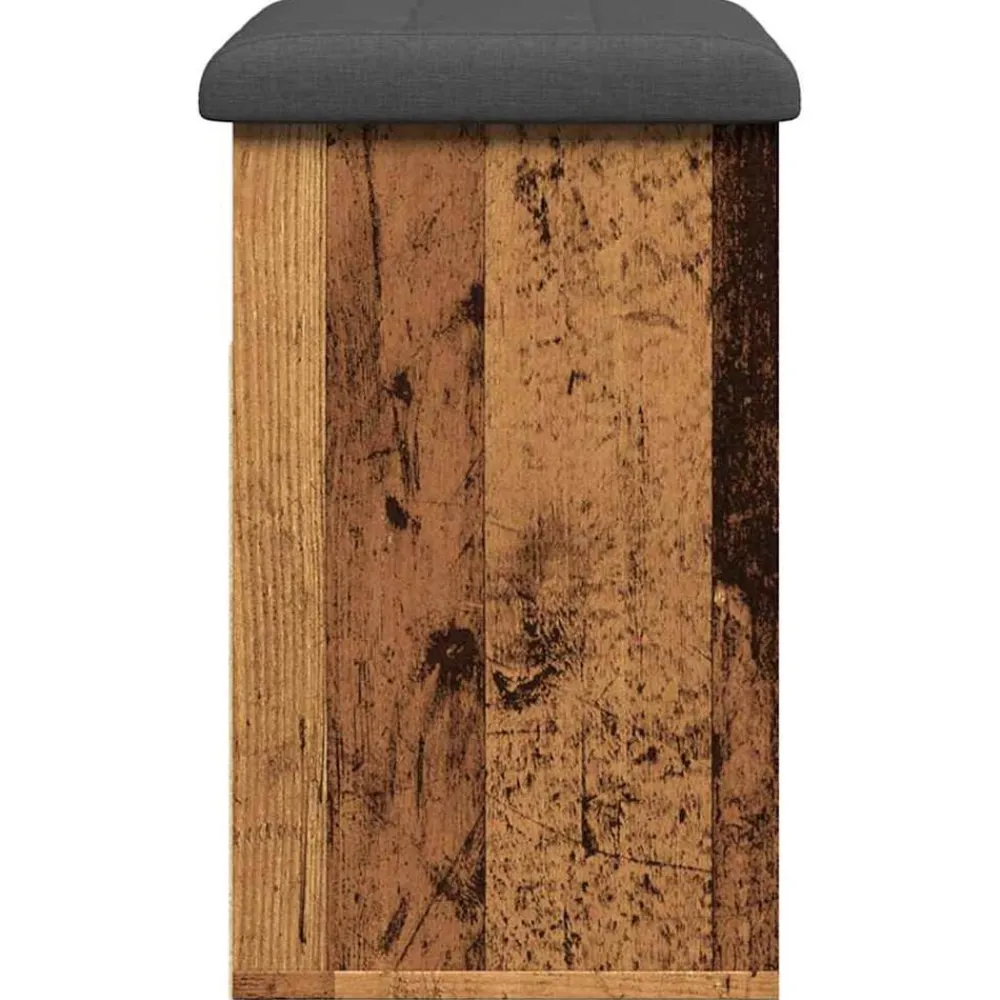 vidaXL Zapatero madera de ingeniería madera vieja 62x32x50 cm Madera antigua Outlet