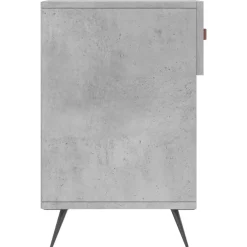 vidaXL Zapatero madera de ingeniería gris hormigón 102x35x55 cm Gris hormig&oacute;n Online