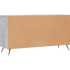 vidaXL Zapatero madera de ingeniería gris hormigón 102x35x55 cm Gris hormig&oacute;n Online