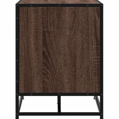 vidaXL Zapatero madera de ingeniería roble marrón 100x40x53,5 cm Marrón roble Clearance