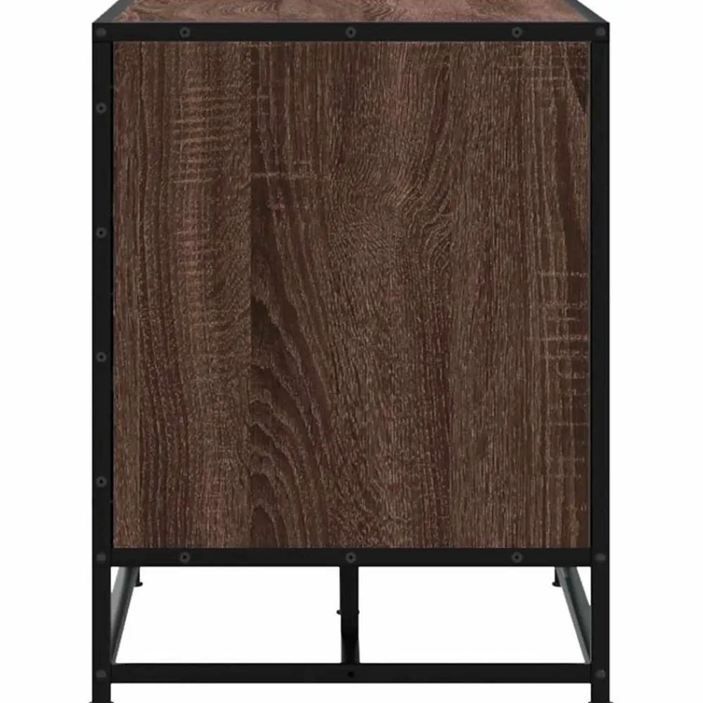 vidaXL Zapatero madera de ingeniería roble marrón 100x40x53,5 cm Marrón roble Clearance