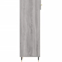 vidaXL Zapatero madera de ingeniería 30x35x105 cm Gris sonoma Sale