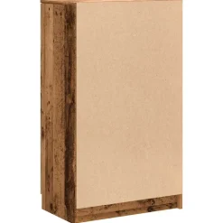 vidaXL Zapatero madera de ingeniería envejecida 59x35x100,5 cm Madera antigua Clearance