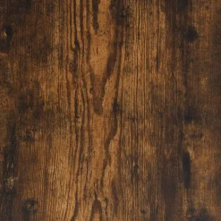 vidaXL Zapatero madera de ingeniería 102x32x45 cm Roble ahumado Clearance