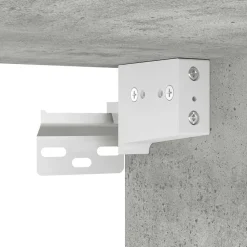 vidaXL Zapatero madera de ingeniería gris hormigón 60x35x70 cm Gris hormigón Discount