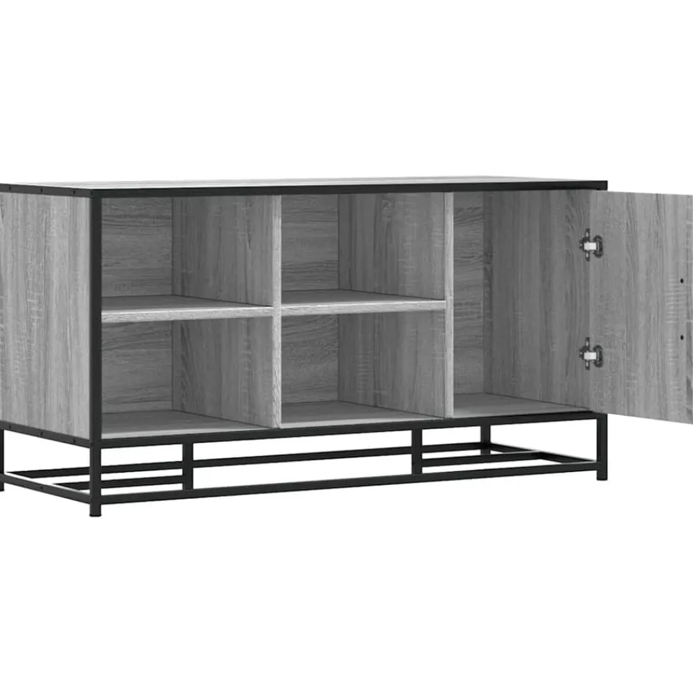 vidaXL Bancos-Zapatero madera de ingeniería 100x40x53,5 cm