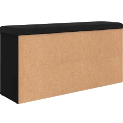 vidaXL Zapatero madera de ingeniería 102x32x50 cm Negro Online