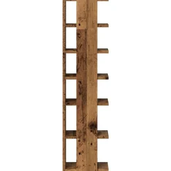 vidaXL Productos Del Hogar-Zapatero madera de ingeniería envejecida 28x27x102 cm
