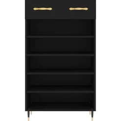 vidaXL Productos Del Hogar-Zapatero madera de ingeniería 60x35x105 cm